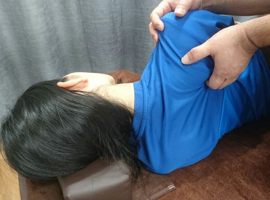 Sideways massage loosening ON & OFF
